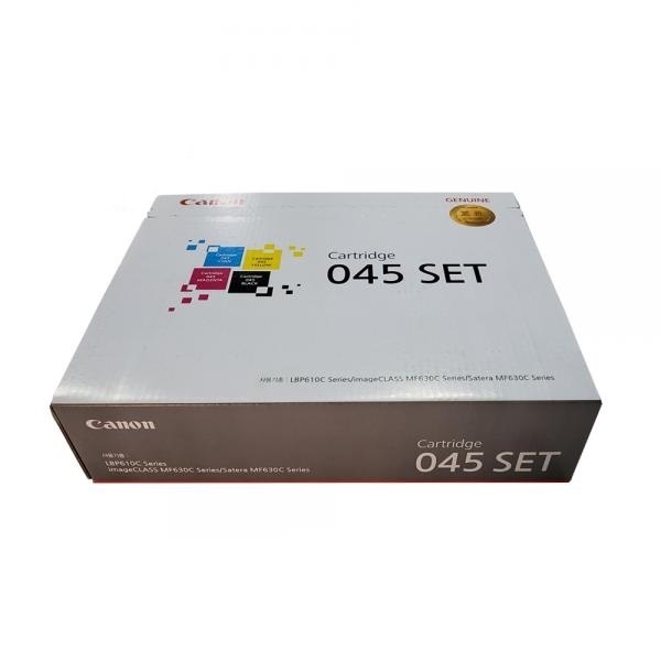 Canon 정품토너 CRG-045 4색 세트 (LBP613cdwz/검정:1400매,컬러:1300매)