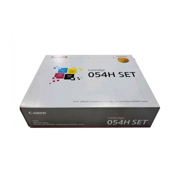 Canon 정품토너 CRG-054H 4색 세트 (LBP623Cdw/검정:3100매/컬러:2300매)