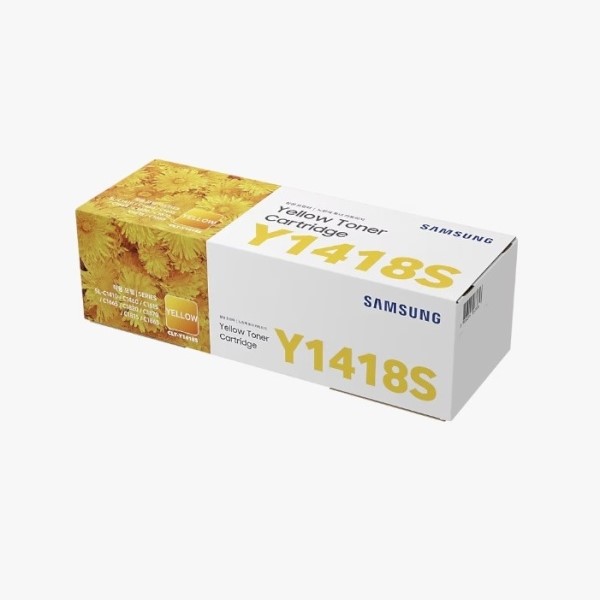 삼성 정품토너 CLT-Y1418S 노랑 (SL-C1410W/1800매)