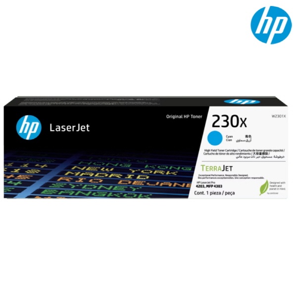 HP 정품토너 No.230X W2301X 파랑 (4203dn/5500매)