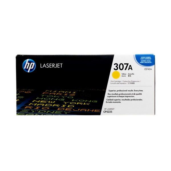 HP 정품토너 No.307A CE742A 노랑 (CP5225dn/7300매)