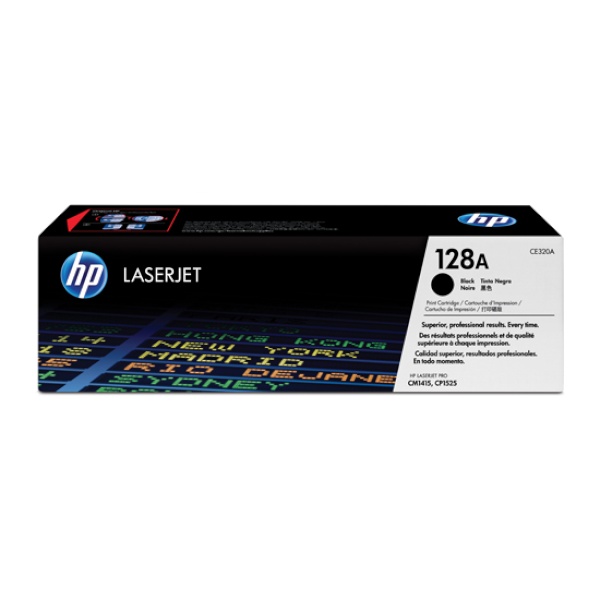 HP 정품토너 No.128A CE320A 검정 (CP1525n/2000매)